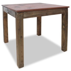 vidaXL Esszimmertisch Recyceltes Massivholz 82 x 80 x 76 cm