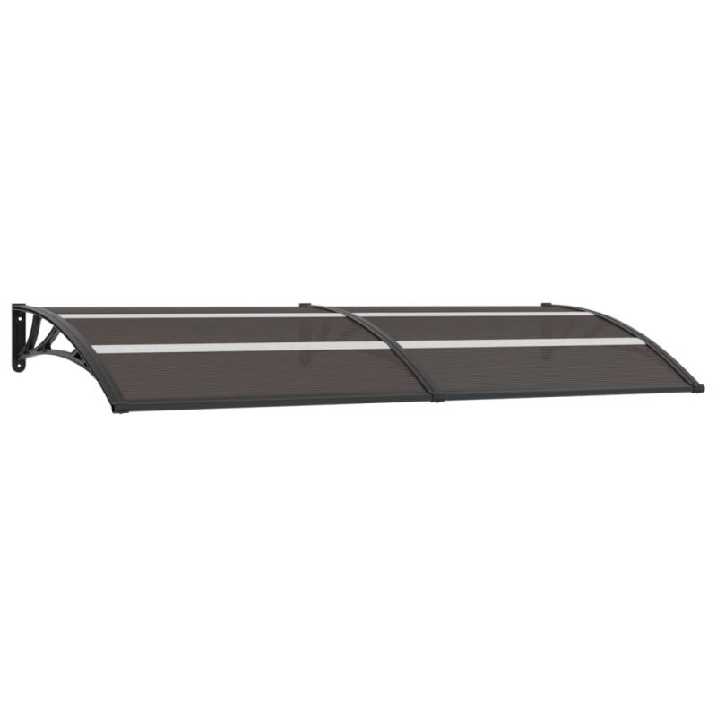 vidaXL Vordach Schwarz 240x75 cm PC vidaXL Vordach Schwarz 240x75 cm PC