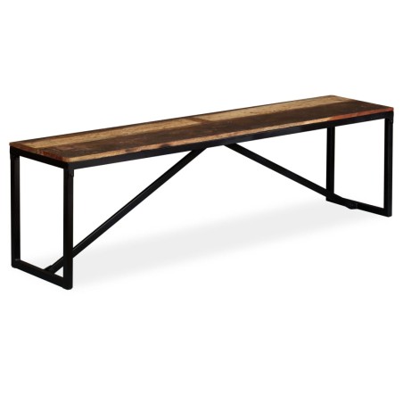 vidaXL Sitzbank Altholz Massiv 160x35x45 cm