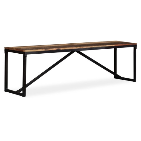 vidaXL Sitzbank Altholz Massiv 160x35x45 cm