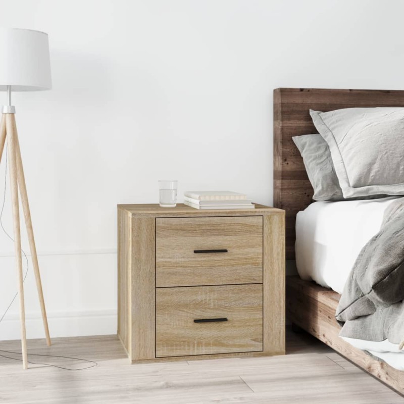 vidaXL Nachttisch Sonoma-Eiche 50x39x47 cm vidaXL Nachttisch Sonoma-Eiche 50x39x47 cm