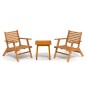 vidaXL 3-tlg. Bistro-Set Massivholz Akazie vidaXL 3-tlg. Bistro-Set Massivholz Akazie