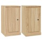 vidaXL Sideboards 2 Stk. Sonoma-Eiche 37,5x35,5x67,5 cm Holzwerkstoff vidaXL Sideboards 2 Stk. Sonoma-Eiche 37,5x35,5x67,5 cm Holzwerkstoff