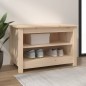 vidaXL Schuhbank 70x38x45,5 cm Massivholz Kiefer vidaXL Schuhbank 70x38x45,5 cm Massivholz Kiefer