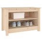 vidaXL Schuhbank 70x38x45,5 cm Massivholz Kiefer vidaXL Schuhbank 70x38x45,5 cm Massivholz Kiefer