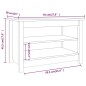 vidaXL Schuhbank 70x38x45,5 cm Massivholz Kiefer vidaXL Schuhbank 70x38x45,5 cm Massivholz Kiefer