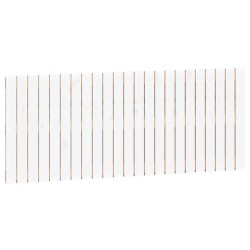 vidaXL Wand-Kopfteil Weiß 147x3x60 cm Massivholz Kiefer