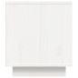 vidaXL TV-Schrank Weiß 80x35x40,5 cm Massivholz Kiefer vidaXL TV-Schrank Weiß 80x35x40,5 cm Massivholz Kiefer