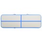 vidaXL Aufblasbare Gymnastikmatte mit Pumpe 300x100x20 cm PVC Blau vidaXL Aufblasbare Gymnastikmatte mit Pumpe 300x100x20 cm PVC Blau