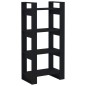 vidaXL Bücherregal/Raumteiler Schwarz 60x35x125 cm Massivholz vidaXL Bücherregal/Raumteiler Schwarz 60x35x125 cm Massivholz
