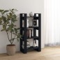 vidaXL Bücherregal/Raumteiler Schwarz 60x35x125 cm Massivholz vidaXL Bücherregal/Raumteiler Schwarz 60x35x125 cm Massivholz