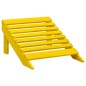 vidaXL Adirondack-Gartenstuhl mit Fußteil Massivholz Tanne Gelb vidaXL Adirondack-Gartenstuhl mit Fußteil Massivholz Tanne Gelb