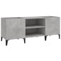 vidaXL Plattenschrank Betongrau 121x38x48 cm Holzwerkstoff vidaXL Plattenschrank Betongrau 121x38x48 cm Holzwerkstoff