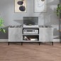 vidaXL Plattenschrank Betongrau 121x38x48 cm Holzwerkstoff vidaXL Plattenschrank Betongrau 121x38x48 cm Holzwerkstoff