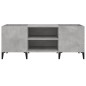 vidaXL Plattenschrank Betongrau 121x38x48 cm Holzwerkstoff vidaXL Plattenschrank Betongrau 121x38x48 cm Holzwerkstoff