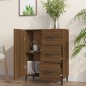 vidaXL Sideboard Braun Eichen-Optik 69,5x34x90 cm Holzwerkstoff vidaXL Sideboard Braun Eichen-Optik 69,5x34x90 cm Holzwerkstoff