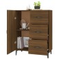 vidaXL Sideboard Braun Eichen-Optik 69,5x34x90 cm Holzwerkstoff vidaXL Sideboard Braun Eichen-Optik 69,5x34x90 cm Holzwerkstoff