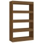 vidaXL Bücherregal/Raumteiler Braun Eiche 80x30x135 cm Holzwerkstoff vidaXL Bücherregal/Raumteiler Braun Eiche 80x30x135 cm Holzwerkstoff