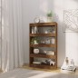 vidaXL Bücherregal/Raumteiler Braun Eiche 80x30x135 cm Holzwerkstoff vidaXL Bücherregal/Raumteiler Braun Eiche 80x30x135 cm Holzwerkstoff