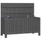 vidaXL Gartentruhe Grau 108x42,5x54 cm Massivholz Kiefer vidaXL Gartentruhe Grau 108x42,5x54 cm Massivholz Kiefer
