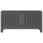 vidaXL Gartentruhe Grau 108x42,5x54 cm Massivholz Kiefer vidaXL Gartentruhe Grau 108x42,5x54 cm Massivholz Kiefer