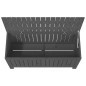 vidaXL Gartentruhe Grau 108x42,5x54 cm Massivholz Kiefer vidaXL Gartentruhe Grau 108x42,5x54 cm Massivholz Kiefer