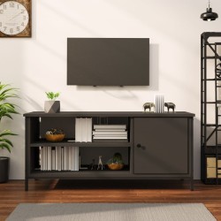 vidaXL TV-Schrank Schwarz 100x40x45 cm Holzwerkstoff