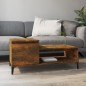 vidaXL Couchtisch Räuchereiche 100x50x45 cm Holzwerkstoff vidaXL Couchtisch Räuchereiche 100x50x45 cm Holzwerkstoff