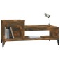 vidaXL Couchtisch Räuchereiche 100x50x45 cm Holzwerkstoff vidaXL Couchtisch Räuchereiche 100x50x45 cm Holzwerkstoff