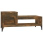 vidaXL Couchtisch Räuchereiche 100x50x45 cm Holzwerkstoff vidaXL Couchtisch Räuchereiche 100x50x45 cm Holzwerkstoff