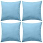 Gartenkissen 4 Stk. 45 x 45 cm Hellblau Gartenkissen 4 Stk. 45 x 45 cm Hellblau