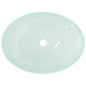 vidaXL Waschbecken Glas 50x37x14 cm Matt vidaXL Waschbecken Glas 50x37x14 cm Matt