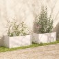 vidaXL Pflanzkübel 2 Stk. Weiß 100x50x50 cm Massivholz Kiefer vidaXL Pflanzkübel 2 Stk. Weiß 100x50x50 cm Massivholz Kiefer