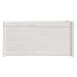 vidaXL Pflanzkübel 2 Stk. Weiß 100x50x50 cm Massivholz Kiefer vidaXL Pflanzkübel 2 Stk. Weiß 100x50x50 cm Massivholz Kiefer