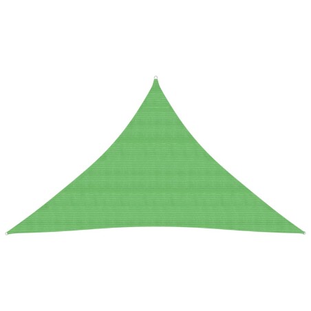 vidaXL Sonnensegel 160 g/m² Hellgrün 3,5x3,5x4,9 m HDPE