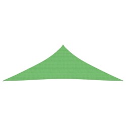 vidaXL Sonnensegel 160 g/m² Hellgrün 3,5x3,5x4,9 m HDPE