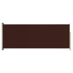 vidaXL Seitenmarkise Ausziehbar 117x300 cm Braun