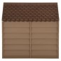 vidaXL Hundehütte Braun 71x71,5x68 cm PP vidaXL Hundehütte Braun 71x71,5x68 cm PP
