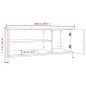 vidaXL TV-Schrank Braun Eichen-Optik 100x40x45 cm Holzwerkstoff vidaXL TV-Schrank Braun Eichen-Optik 100x40x45 cm Holzwerkstoff