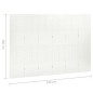 vidaXL 6-tlg. Raumteiler Weiß 240x180 cm Stahl vidaXL 6-tlg. Raumteiler Weiß 240x180 cm Stahl