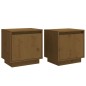 vidaXL Nachttische 2 Stk. Honigbraun 40x30x40 cm Massivholz Kiefer vidaXL Nachttische 2 Stk. Honigbraun 40x30x40 cm Massivholz Kiefer