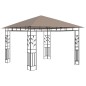 vidaXL Pavillon mit Moskitonetz 3x3x2,73 m Taupe 180 g/m² vidaXL Pavillon mit Moskitonetz 3x3x2,73 m Taupe 180 g/m²