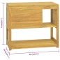 vidaXL Badschrank 85x40x75 cm Massivholz Teak vidaXL Badschrank 85x40x75 cm Massivholz Teak