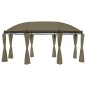 vidaXL Pavillon mit Vorhängen 520x349x255 cm Taupe 180 g/m² vidaXL Pavillon mit Vorhängen 520x349x255 cm Taupe 180 g/m²
