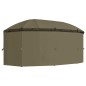 vidaXL Pavillon mit Vorhängen 520x349x255 cm Taupe 180 g/m² vidaXL Pavillon mit Vorhängen 520x349x255 cm Taupe 180 g/m²