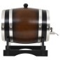 vidaXL Weinfass mit Hahn Kiefernholz Massiv 6 L vidaXL Weinfass mit Hahn Kiefernholz Massiv 6 L
