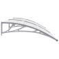 vidaXL Türvordach Grau 200x100 cm PC vidaXL Türvordach Grau 200x100 cm PC