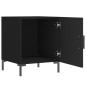 vidaXL Nachttisch Schwarz 40x40x50 cm Holzwerkstoff vidaXL Nachttisch Schwarz 40x40x50 cm Holzwerkstoff
