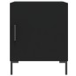 vidaXL Nachttisch Schwarz 40x40x50 cm Holzwerkstoff vidaXL Nachttisch Schwarz 40x40x50 cm Holzwerkstoff