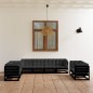 vidaXL 8-tlg. Garten-Lounge-Set mit Kissen Kiefer Massivholz vidaXL 8-tlg. Garten-Lounge-Set mit Kissen Kiefer Massivholz